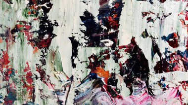 Renkli soyut arka plan duvar kağıdı. Modern motif görsel sanat. Yağlı boya karışımı. Moda el boyama bezi. Duvar dekorasyonu ve duvar resimleri fikri. 3 Boyutlu Doku