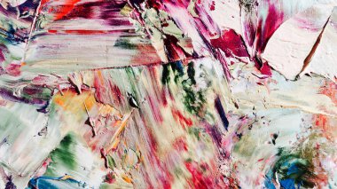 Renkli soyut arka plan duvar kağıdı. Modern motif görsel sanat. Yağlı boya karışımı. Moda el boyama bezi. Duvar dekorasyonu ve duvar resimleri fikri. 3 Boyutlu Doku