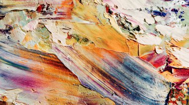 Renkli soyut arka plan duvar kağıdı. Modern motif görsel sanat. Yağlı boya karışımı. Moda el boyama bezi. Duvar dekorasyonu ve duvar resimleri fikri. 3 Boyutlu Doku