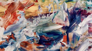 Renkli soyut arka plan duvar kağıdı. Modern motif görsel sanat. Yağlı boya karışımı. Moda el boyama bezi. Duvar dekorasyonu ve duvar resimleri fikri. 3 Boyutlu Doku