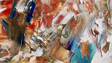 Renkli soyut arka plan duvar kağıdı. Modern motif görsel sanat. Yağlı boya karışımı. Moda el boyama bezi. Duvar dekorasyonu ve duvar resimleri fikri. 3 Boyutlu Doku