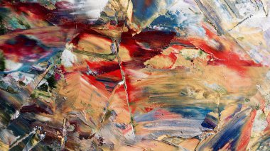 Renkli soyut arka plan duvar kağıdı. Modern motif görsel sanat. Yağlı boya karışımı. Moda el boyama bezi. Duvar dekorasyonu ve duvar resimleri fikri. 3 Boyutlu Doku