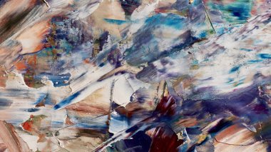 Renkli soyut arka plan duvar kağıdı. Modern motif görsel sanat. Yağlı boya karışımı. Moda el boyama bezi. Duvar dekorasyonu ve duvar resimleri fikri. 3 Boyutlu Doku