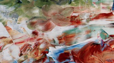 Renkli soyut arka plan duvar kağıdı. Modern motif görsel sanat. Yağlı boya karışımı. Moda el boyama bezi. Duvar dekorasyonu ve duvar resimleri fikri. 3 Boyutlu Doku