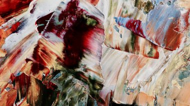 Renkli soyut arka plan duvar kağıdı. Modern motif görsel sanat. Yağlı boya karışımı. Moda el boyama bezi. Duvar dekorasyonu ve duvar resimleri fikri. 3 Boyutlu Doku