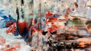 Renkli soyut arka plan duvar kağıdı. Modern motif görsel sanat. Yağlı boya karışımı. Moda el boyama bezi. Duvar dekorasyonu ve duvar resimleri fikri. 3 Boyutlu Doku