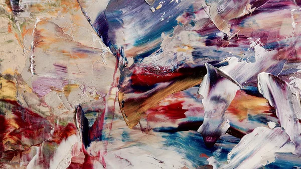 Renkli soyut arka plan duvar kağıdı. Modern motif görsel sanat. Yağlı boya karışımı. Moda el boyama bezi. Duvar dekorasyonu ve duvar resimleri fikri. 3 Boyutlu Doku