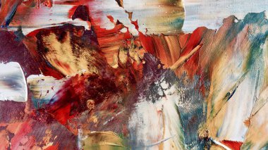 Renkli soyut arka plan duvar kağıdı. Modern motif görsel sanat. Yağlı boya karışımı. Moda el boyama bezi. Duvar dekorasyonu ve duvar resimleri fikri. 3 Boyutlu Doku