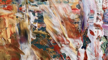 Renkli soyut arka plan duvar kağıdı. Modern motif görsel sanat. Yağlı boya karışımı. Moda el boyama bezi. Duvar dekorasyonu ve duvar resimleri fikri. 3 Boyutlu Doku