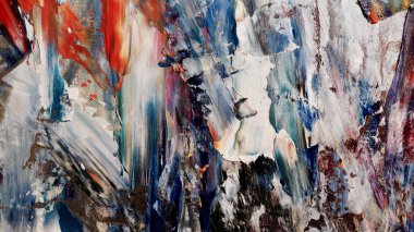 Renkli soyut arka plan duvar kağıdı. Modern motif görsel sanat. Yağlı boya karışımı. Moda el boyama bezi. Duvar dekorasyonu ve duvar resimleri fikri. 3 Boyutlu Doku