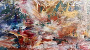 Renkli soyut arka plan duvar kağıdı. Modern motif görsel sanat. Yağlı boya karışımı. Moda el boyama bezi. Duvar dekorasyonu ve duvar resimleri fikri. 3 Boyutlu Doku