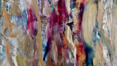 Renkli soyut arka plan duvar kağıdı. Modern motif görsel sanat. Yağlı boya karışımı. Moda el boyama bezi. Duvar dekorasyonu ve duvar resimleri fikri. 3 Boyutlu Doku