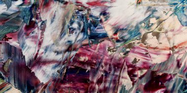 Renkli soyut arka plan duvar kağıdı. Modern motif görsel sanat. Yağlı boya karışımı. Moda el boyama bezi. Duvar dekorasyonu ve duvar resimleri fikri. 3 Boyutlu Doku