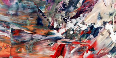 Renkli soyut arka plan duvar kağıdı. Modern motif görsel sanat. Yağlı boya karışımı. Moda el boyama bezi. Duvar dekorasyonu ve duvar resimleri fikri. 3 Boyutlu Doku