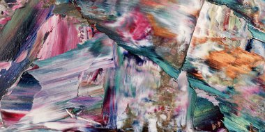 Renkli soyut arka plan duvar kağıdı. Modern motif görsel sanat. Yağlı boya karışımı. Moda el boyama bezi. Duvar dekorasyonu ve duvar resimleri fikri. 3 Boyutlu Doku