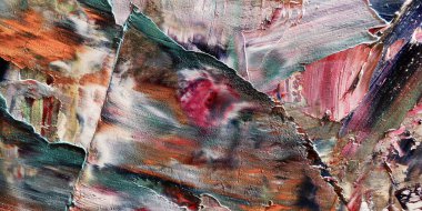 Renkli soyut arka plan duvar kağıdı. Modern motif görsel sanat. Yağlı boya karışımı. Moda el boyama bezi. Duvar dekorasyonu ve duvar resimleri fikri. 3 Boyutlu Doku