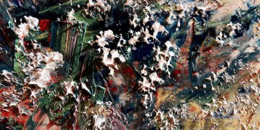 Renkli soyut arka plan duvar kağıdı. Modern motif görsel sanat. Yağlı boya karışımı. Moda el boyama bezi. Duvar dekorasyonu ve duvar resimleri fikri. 3 Boyutlu Doku