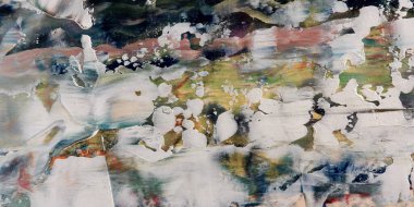 Renkli soyut arka plan duvar kağıdı. Modern motif görsel sanat. Yağlı boya karışımı. Moda el boyama bezi. Duvar dekorasyonu ve duvar resimleri fikri. 3 Boyutlu Doku