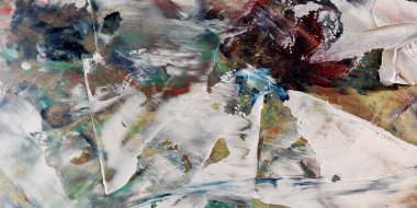 Renkli soyut arka plan duvar kağıdı. Modern motif görsel sanat. Yağlı boya karışımı. Moda el boyama bezi. Duvar dekorasyonu ve duvar resimleri fikri. 3 Boyutlu Doku