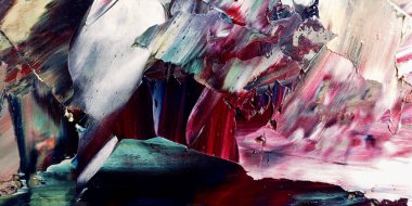 Renkli soyut arka plan duvar kağıdı. Modern motif görsel sanat. Yağlı boya karışımı. Moda el boyama bezi. Duvar dekorasyonu ve duvar resimleri fikri. 3 Boyutlu Doku