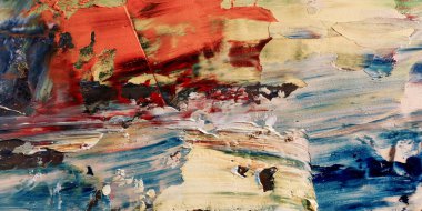 Renkli soyut arka plan duvar kağıdı. Modern motif görsel sanat. Yağlı boya karışımı. Moda el boyama bezi. Duvar dekorasyonu ve duvar resimleri fikri. 3 Boyutlu Doku