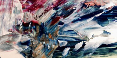 Renkli soyut arka plan duvar kağıdı. Modern motif görsel sanat. Yağlı boya karışımı. Moda el boyama bezi. Duvar dekorasyonu ve duvar resimleri fikri. 3 Boyutlu Doku