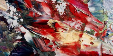 Renkli soyut arka plan duvar kağıdı. Modern motif görsel sanat. Yağlı boya karışımı. Moda el boyama bezi. Duvar dekorasyonu ve duvar resimleri fikri. 3 Boyutlu Doku