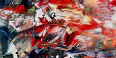 Renkli soyut arka plan duvar kağıdı. Modern motif görsel sanat. Yağlı boya karışımı. Moda el boyama bezi. Duvar dekorasyonu ve duvar resimleri fikri. 3 Boyutlu Doku