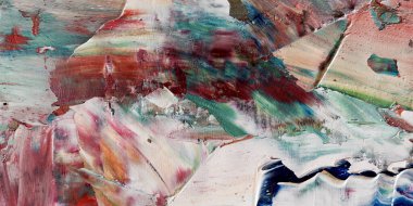 Renkli soyut arka plan duvar kağıdı. Modern motif görsel sanat. Yağlı boya karışımı. Moda el boyama bezi. Duvar dekorasyonu ve duvar resimleri fikri. 3 Boyutlu Doku