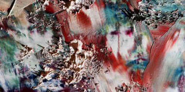 Renkli soyut arka plan duvar kağıdı. Modern motif görsel sanat. Yağlı boya karışımı. Moda el boyama bezi. Duvar dekorasyonu ve duvar resimleri fikri. 3 Boyutlu Doku