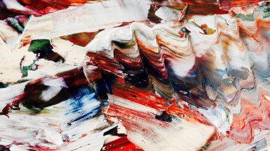 Renkli soyut arka plan duvar kağıdı. Modern motif görsel sanat. Yağlı boya karışımı. Moda el boyama bezi. Duvar dekorasyonu ve duvar resimleri fikri. 3 Boyutlu Doku