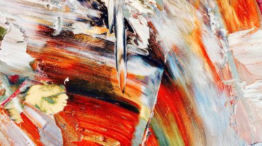 Renkli soyut arka plan duvar kağıdı. Modern motif görsel sanat. Yağlı boya karışımı. Moda el boyama bezi. Duvar dekorasyonu ve duvar resimleri fikri. 3 Boyutlu Doku