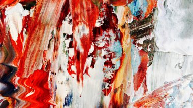 Renkli soyut arka plan duvar kağıdı. Modern motif görsel sanat. Yağlı boya karışımı. Moda el boyama bezi. Duvar dekorasyonu ve duvar resimleri fikri. 3 Boyutlu Doku