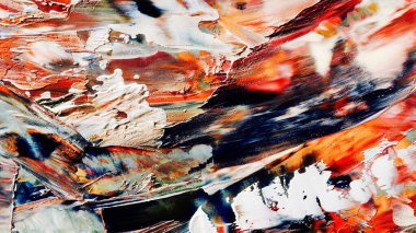 Renkli soyut arka plan duvar kağıdı. Modern motif görsel sanat. Yağlı boya karışımı. Moda el boyama bezi. Duvar dekorasyonu ve duvar resimleri fikri. 3 Boyutlu Doku