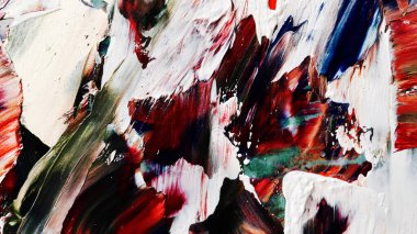 Renkli soyut arka plan duvar kağıdı. Modern motif görsel sanat. Yağlı boya karışımı. Moda el boyama bezi. Duvar dekorasyonu ve duvar resimleri fikri. 3 Boyutlu Doku