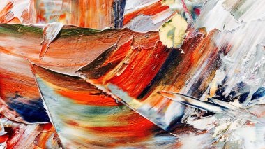 Renkli soyut arka plan duvar kağıdı. Modern motif görsel sanat. Yağlı boya karışımı. Moda el boyama bezi. Duvar dekorasyonu ve duvar resimleri fikri. 3 Boyutlu Doku