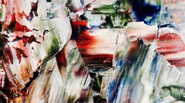 Renkli soyut arka plan duvar kağıdı. Modern motif görsel sanat. Yağlı boya karışımı. Moda el boyama bezi. Duvar dekorasyonu ve duvar resimleri fikri. 3 Boyutlu Doku