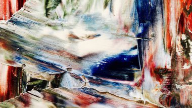 Renkli soyut arka plan duvar kağıdı. Modern motif görsel sanat. Yağlı boya karışımı. Moda el boyama bezi. Duvar dekorasyonu ve duvar resimleri fikri. 3 Boyutlu Doku