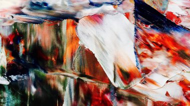 Renkli soyut arka plan duvar kağıdı. Modern motif görsel sanat. Yağlı boya karışımı. Moda el boyama bezi. Duvar dekorasyonu ve duvar resimleri fikri. 3 Boyutlu Doku