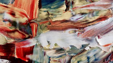 Renkli soyut arka plan duvar kağıdı. Modern motif görsel sanat. Yağlı boya karışımı. Moda el boyama bezi. Duvar dekorasyonu ve duvar resimleri fikri. 3 Boyutlu Doku