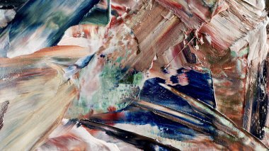 Renkli soyut arka plan duvar kağıdı. Modern motif görsel sanat. Yağlı boya karışımı. Moda el boyama bezi. Duvar dekorasyonu ve duvar resimleri fikri. 3 Boyutlu Doku