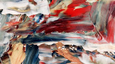 Renkli soyut arka plan duvar kağıdı. Modern motif görsel sanat. Yağlı boya karışımı. Moda el boyama bezi. Duvar dekorasyonu ve duvar resimleri fikri. 3 Boyutlu Doku