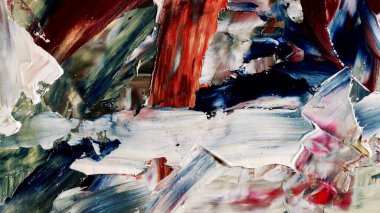 Renkli soyut arka plan duvar kağıdı. Modern motif görsel sanat. Yağlı boya karışımı. Moda el boyama bezi. Duvar dekorasyonu ve duvar resimleri fikri. 3 Boyutlu Doku