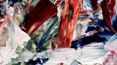 Renkli soyut arka plan duvar kağıdı. Modern motif görsel sanat. Yağlı boya karışımı. Moda el boyama bezi. Duvar dekorasyonu ve duvar resimleri fikri. 3 Boyutlu Doku
