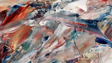 Renkli soyut arka plan duvar kağıdı. Modern motif görsel sanat. Yağlı boya karışımı. Moda el boyama bezi. Duvar dekorasyonu ve duvar resimleri fikri. 3 Boyutlu Doku