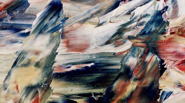 Renkli soyut arka plan duvar kağıdı. Modern motif görsel sanat. Yağlı boya karışımı. Moda el boyama bezi. Duvar dekorasyonu ve duvar resimleri fikri. 3 Boyutlu Doku