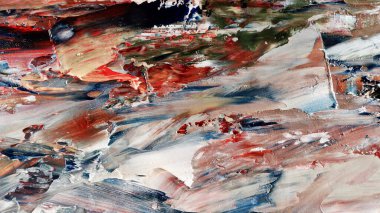 Renkli soyut arka plan duvar kağıdı. Modern motif görsel sanat. Yağlı boya karışımı. Moda el boyama bezi. Duvar dekorasyonu ve duvar resimleri fikri. 3 Boyutlu Doku