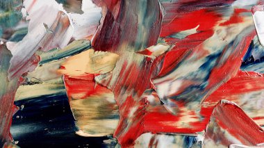 Renkli soyut arka plan duvar kağıdı. Modern motif görsel sanat. Yağlı boya karışımı. Moda el boyama bezi. Duvar dekorasyonu ve duvar resimleri fikri. 3 Boyutlu Doku