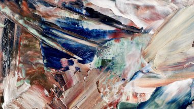 Renkli soyut arka plan duvar kağıdı. Modern motif görsel sanat. Yağlı boya karışımı. Moda el boyama bezi. Duvar dekorasyonu ve duvar resimleri fikri. 3 Boyutlu Doku