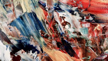 Renkli soyut arka plan duvar kağıdı. Modern motif görsel sanat. Yağlı boya karışımı. Moda el boyama bezi. Duvar dekorasyonu ve duvar resimleri fikri. 3 Boyutlu Doku